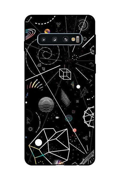 Covernex غطاء حماية لهاتف سامسونج جالكسي S10 بأشكال هندسية