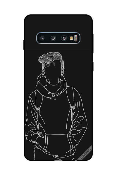 Covernex غطاء حماية لهاتف سامسونج جالاكسي S10 رسم جاكت بوي