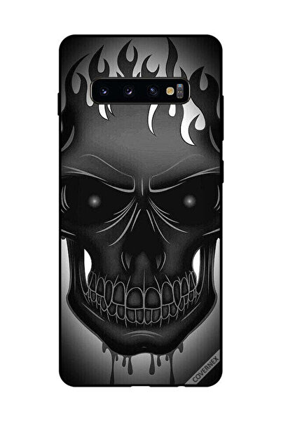 Covernex غطاء حماية لهاتف سامسونج جالاكسي S10 بلس - رسمة رأس