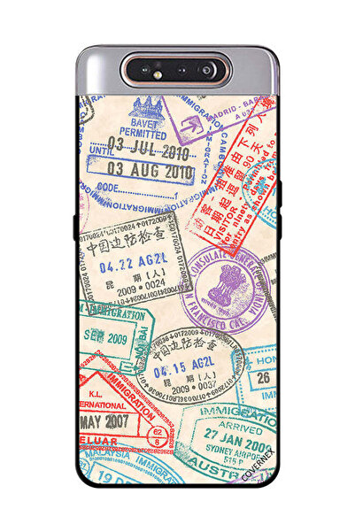 Covernex غطاء حماية لهاتف سامسونج جالكسي A80 - طوابع السفر