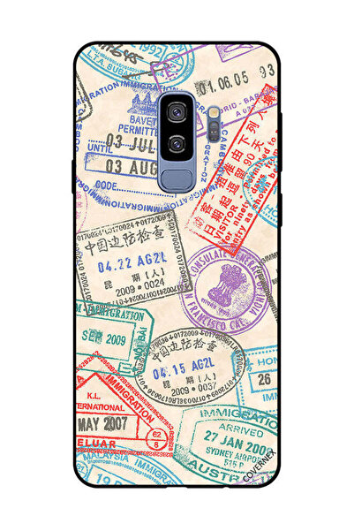 Covernex غطاء حماية لهاتف سامسونج جالاكسي S9 بلس - طوابع السفر