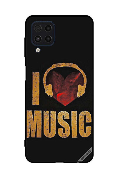Covernex غطاء حماية لهاتف سامسونج جالاكسي M32 4G، تصميم كلاسيكي، أحب الموسيقى