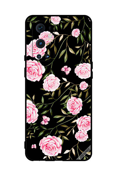 Covernex غطاء حماية لهاتف OnePlus 9 Pro بنقشة ورود وردية في باقات من الأوراق ...