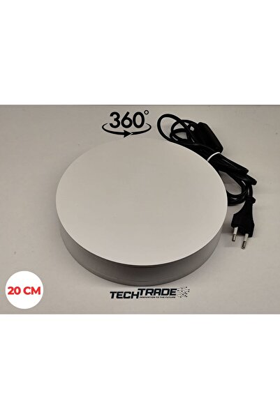 Tech Trade Ürün Çekimi Için 360° Dönen Stand Elektrikli 20cm Çapında