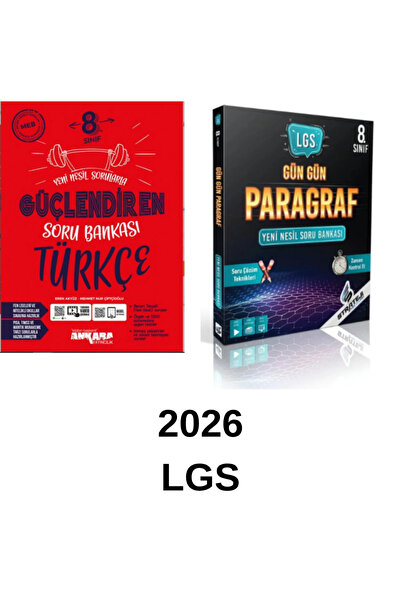 Limit Yayınları 8.SINIF ANKARA GÜÇLENİREN TÜRKÇE SORU BANKASI + STRATEJİ 8 GÜ...
