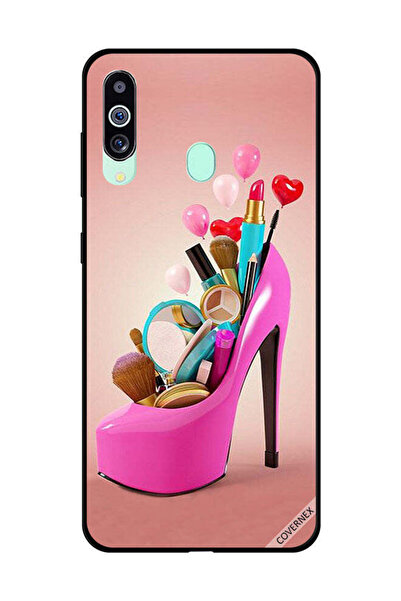 Covernex Protective Case Cover For Samsung Galaxy M40 Pink Shoe With Makeup I...