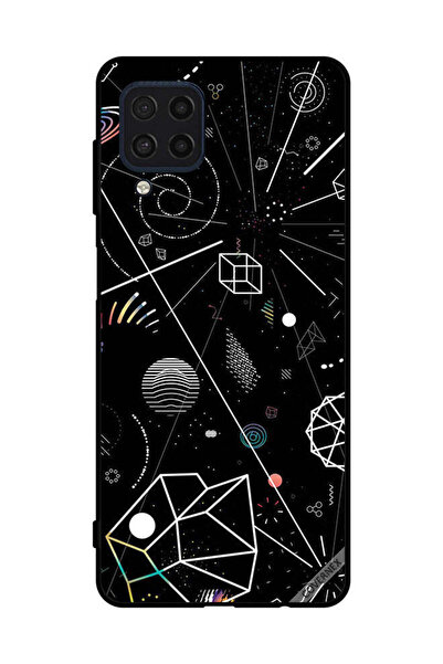 Covernex غطاء حماية لهاتف سامسونج جالاكسي F22 4G بأشكال هندسية