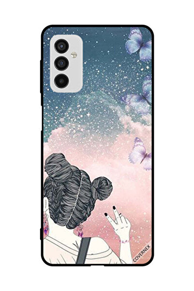 Covernex غطاء حماية لهاتف سامسونج جالاكسي M52 5G فتاة تصنع علامة النصر