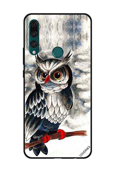 Covernex غطاء حماية لهاتف هواوي Y9 Prime 2019 - رسم بومة