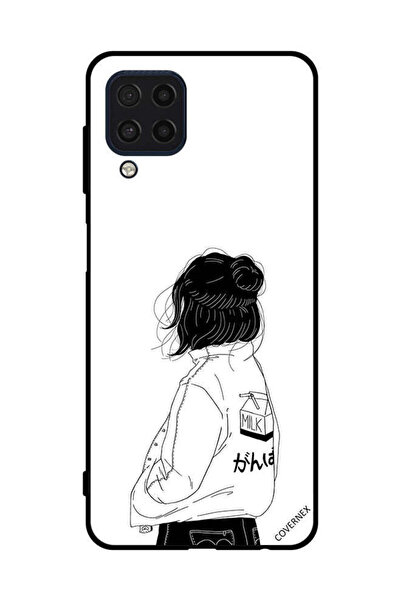 Covernex غطاء حماية لهاتف سامسونج جالاكسي M32 4G فتاة تفكر بعمق كبير