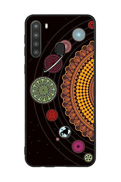 Covernex غطاء حماية لهاتف سامسونج جالاكسي A21 - أشكال ماندالا الفضائية