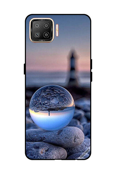Covernex غطاء حماية لهاتف OPPO F17، تصوير رائع للطبيعة في زجاج دائري