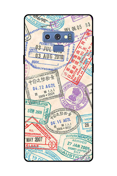 Covernex غطاء حماية لهاتف سامسونج جالكسي نوت 9 - طوابع السفر