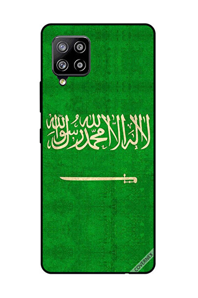 Covernex غطاء حماية لهاتف سامسونج جالاكسي M42 5G بعلم المملكة العربية السعودي...