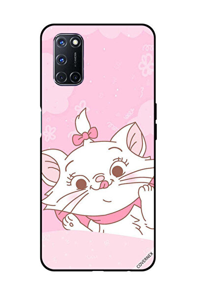 Covernex غطاء حماية لهاتف OPPO A52/A72/A92 بتصميم مشبك شعر وردي