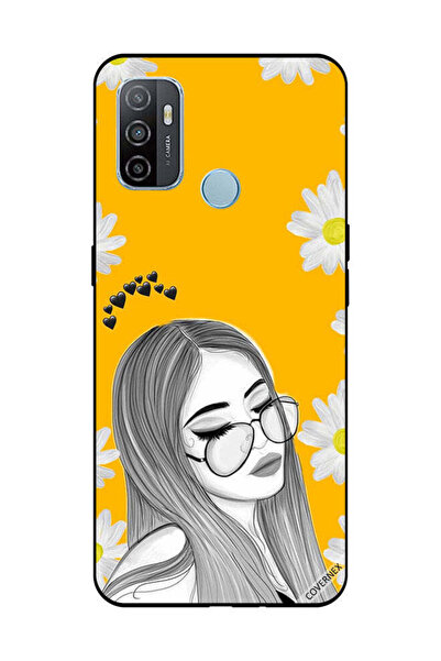 Covernex غطاء حماية لهاتف OPPO A53/A53S - فتاة تحب خيالات النظارات