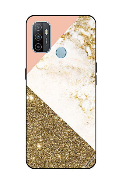 Covernex غطاء حماية لهاتف OPPO A53/A53S بنمط لامع ذهبي وغير لامع