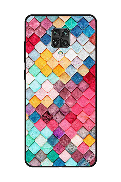 Covernex غطاء حماية لهاتف شاومي ريدمي نوت 9S/9 برو بنمط مربع ماسي