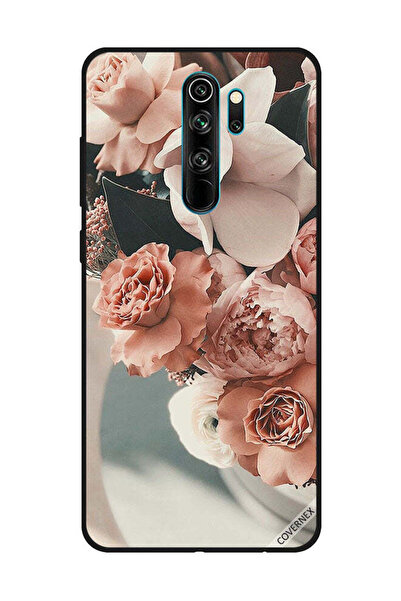 Covernex غطاء حماية لهاتف شاومي ريدمي نوت 8 برو - باقة زهور الخوخ