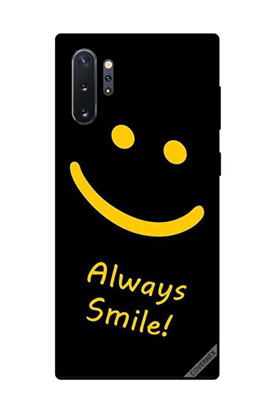 Covernex غطاء حماية لهاتف سامسونج جالكسي نوت 10 بلس - ابتسامة دائمة - أصفر