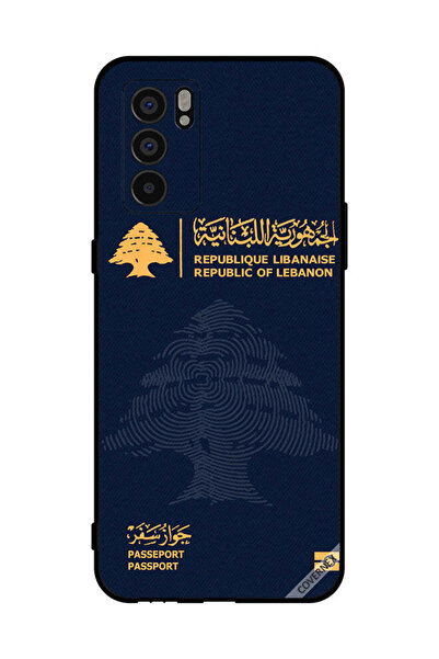 Covernex غطاء حماية لهاتف Oppo Reno6 5G جواز سفر لبناني