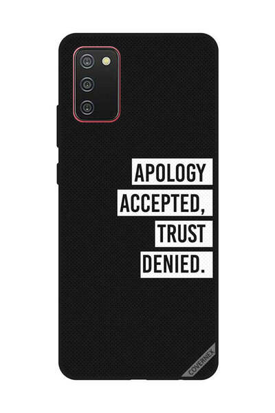 Covernex غطاء حماية لهاتف سامسونج جالاكسي A02s/F02s، اعتذار مقبول، ثقة معترف بها