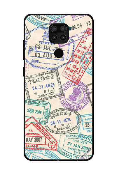 Covernex غطاء حماية لهاتف شاومي ريدمي نوت 9 - طوابع السفر