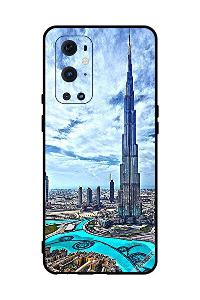 Covernex غطاء حماية لهاتف OnePlus 9 Pro - برج خليفة - غيوم تلامس السحاب