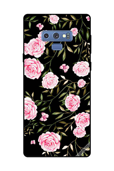 Covernex غطاء حماية لهاتف سامسونج جالكسي نوت 9 - ورود وردية في باقات من الأور...