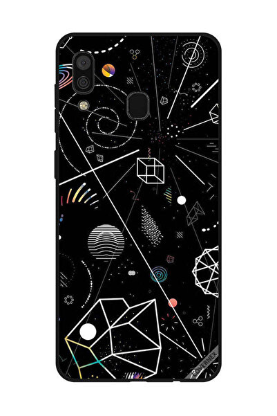 Covernex غطاء حماية لهاتف سامسونج جالاكسي A30 بأشكال هندسية