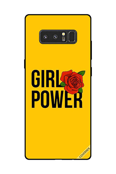 Covernex غطاء حماية لهاتف سامسونج جالاكسي نوت 8 - فتاة باور الصفراء