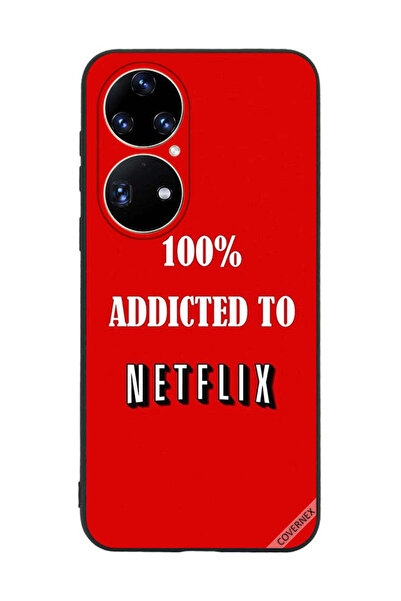 Covernex غطاء حماية لهاتف هواوي بي 50 برو مدمن على نتفليكس بنسبة 100%