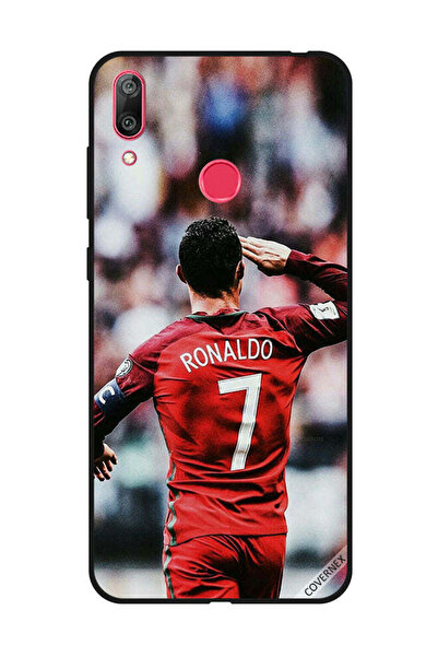 Covernex غطاء حماية لهاتف هواوي Y7 Prime 2019 - تحية رونالدو للجمهور