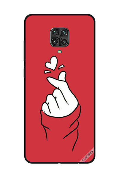Covernex غطاء حماية لهاتف شاومي ريدمي نوت 9S/9 برو سناب لوف أحمر