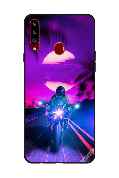 Covernex غطاء حماية لهاتف سامسونج جالاكسي A20s - راكب الدراجة النارية يترك ال...