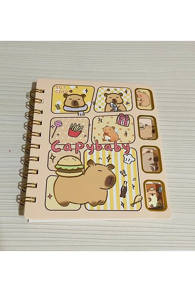 My Easy Shop Children's Notepad Loved Capybaby Ring Binder Notepad