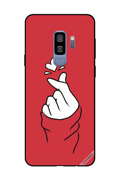 Covernex غطاء حماية لهاتف سامسونج جالاكسي S9 بلس سناب لوف أحمر