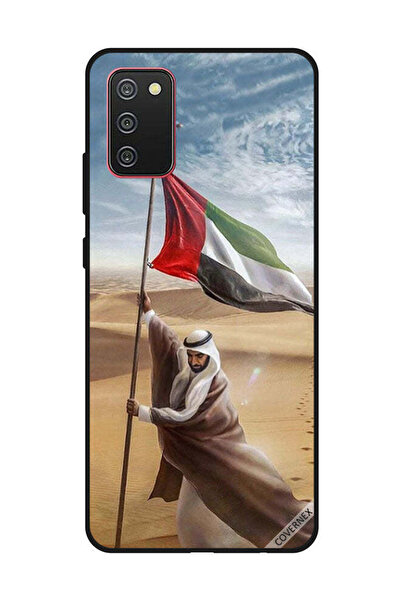Covernex غطاء حماية لهاتف سامسونج جالاكسي A02s/F02s، علم الإمارات العربية الم...