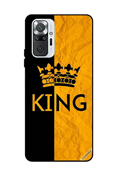 Covernex غطاء حماية لهاتف شاومي ريدمي نوت 10 برو 4G - أسود وأصفر