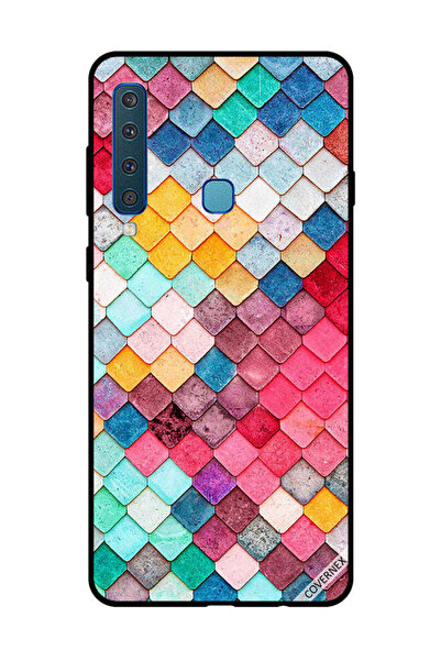 Covernex غطاء حماية لهاتف سامسونج جالاكسي A9 2018 بنمط مربع ماسي
