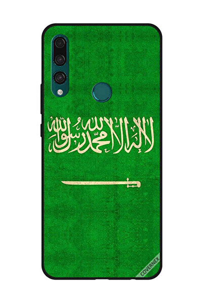 Covernex غطاء حماية لهاتف هواوي Y9 Prime 2019 بعلم المملكة العربية السعودية ا...