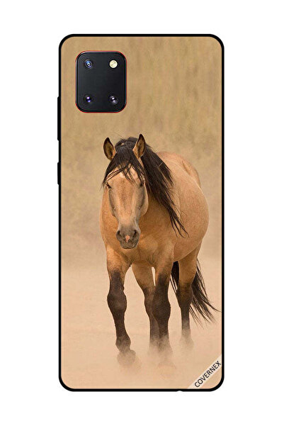 Covernex غطاء حماية لهاتف سامسونج جالكسي نوت 10 لايت، سباق الخيل البني