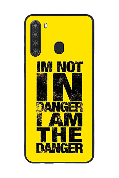 Covernex غطاء حماية لهاتف سامسونج جالكسي A21 أنا لست في خطر أنا الخطر
