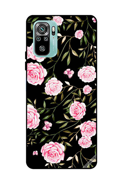 Covernex غطاء حماية لهاتف شاومي ريدمي نوت 10 4G، ورود وردية في باقات من الأور...