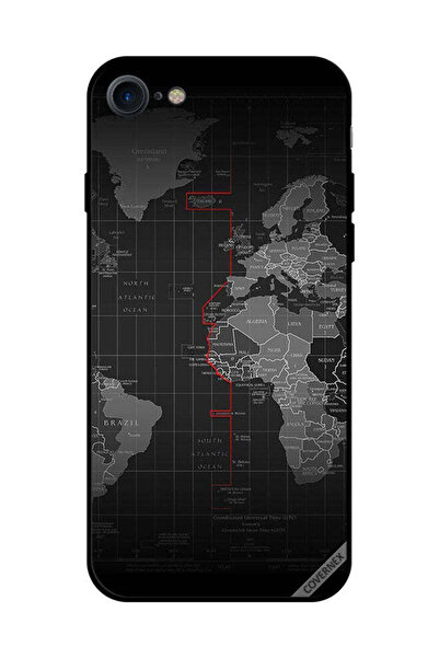 Covernex غطاء حماية لهاتف iPhone SE 2020 برسومات حدود المحيط