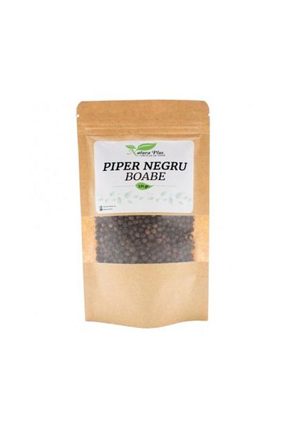 Natura Plus Black Pepper Grains, 125g, Natura Plus