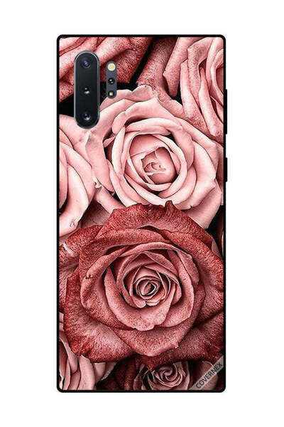 Covernex غطاء حماية لهاتف سامسونج جالكسي نوت 10 بلس - زهور الخوخ