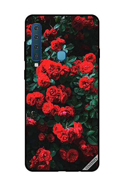Covernex غطاء حماية لهاتف سامسونج جالاكسي A9 2018 - حديقة الورود الحمراء