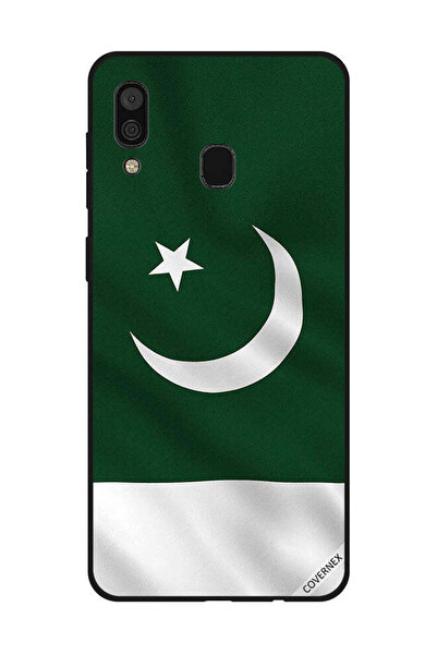 Covernex غطاء حماية لهاتف سامسونج جالاكسي A30 علم باكستان عمودي