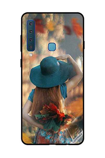 Covernex غطاء حماية لهاتف سامسونج جالاكسي A9 2018 - فتاة قبعة تخفي أوراق الحب